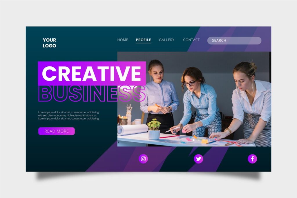 portfolio websites made with WordPress