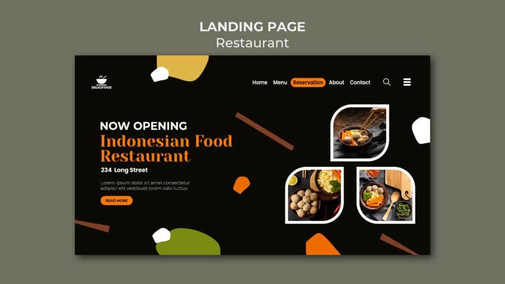 Best Restaurant Website