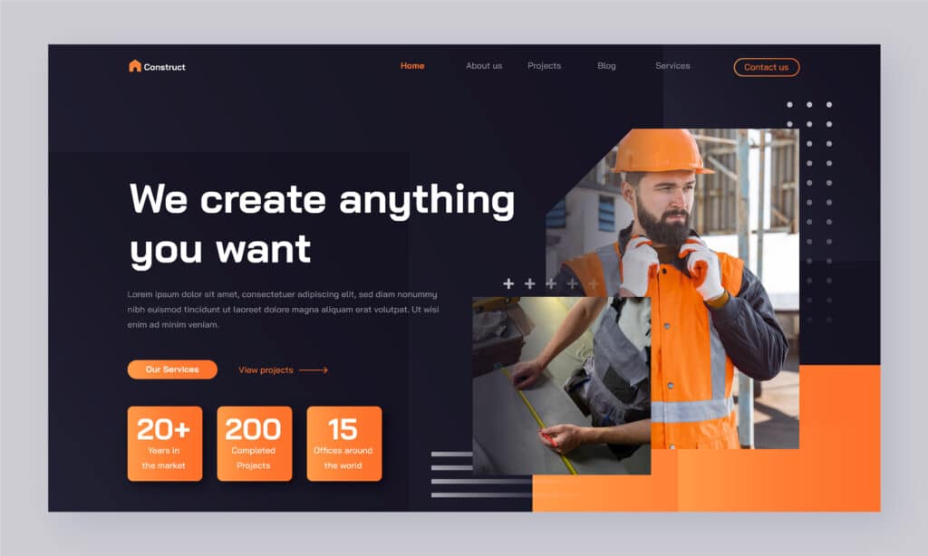 Construction Website Design