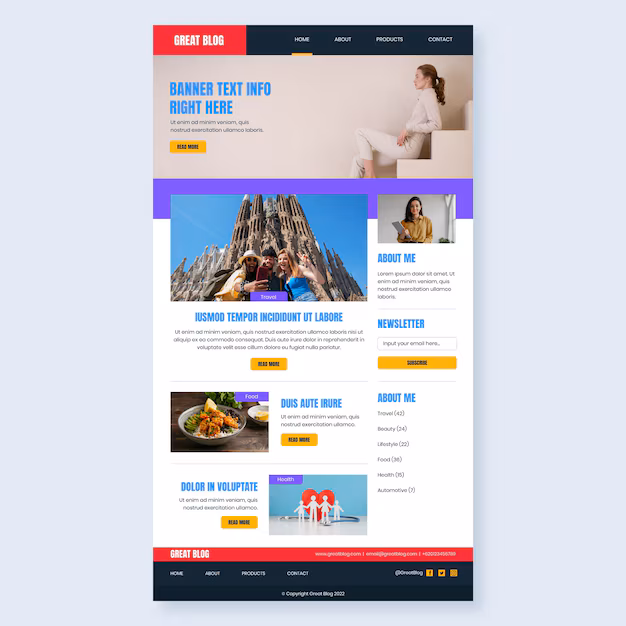 Single Page Website Design